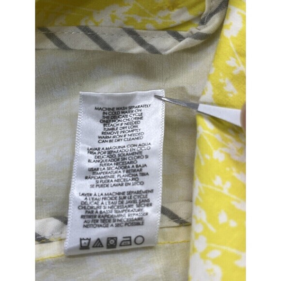 Cabi Vintage Womens Y2K Spring / Summer Floral Cotton Jacket Small Preppy - Picture 14 of 14